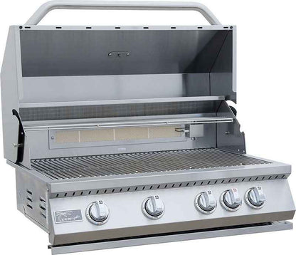 KoKoMo Outdoor Kitchen Island with Fire Feature – 7'6" x 9'