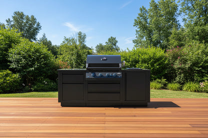 OASIS® Outdoor Kitchen Kit, Built-in 700 Series 32 with Stainless Steel Countertops
