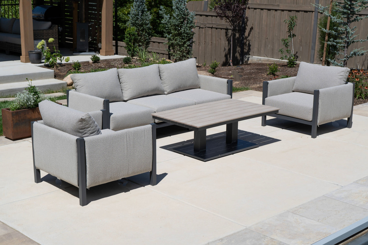 Fairview 4 Piece Lounge Set - Light